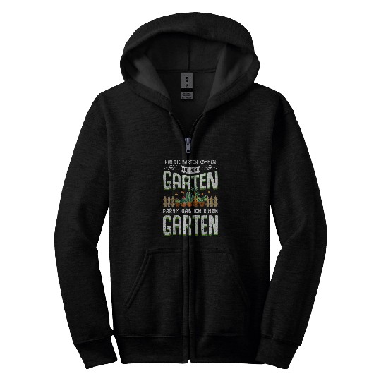 Garden Gift Flower Horticulture Ladies Florist Hobby Gardener Zip Hoodies