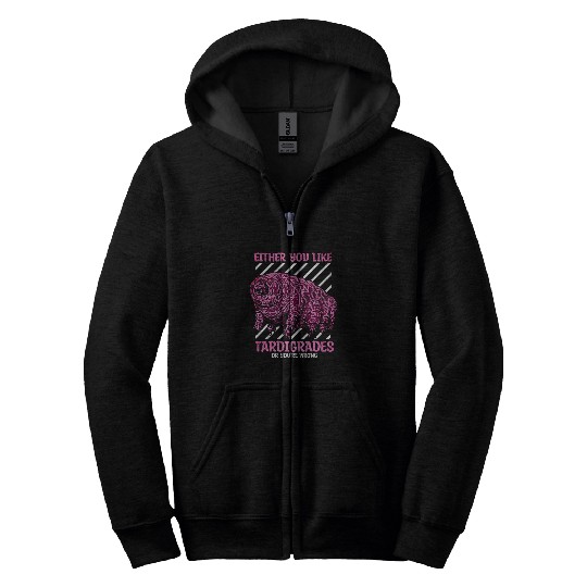 Bear Pet Tardigrade Water Bear Moss Piglets Micro Animal 16 Zip Hoodies