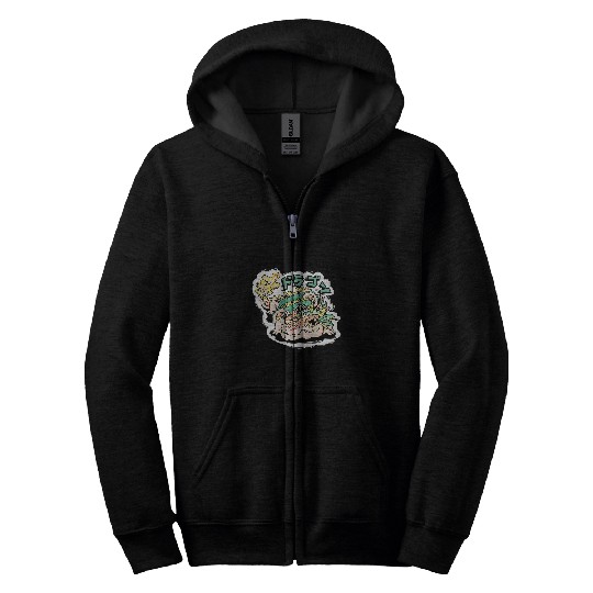 Dragon Pet Japanese Dragon Mystical Creature Anime Japan Manga Zip Hoodies