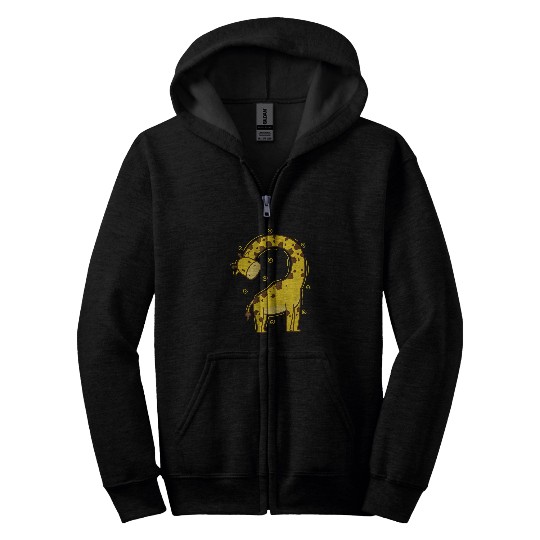 Giraffe Pet with crooked neck Zoo Animal Park Zip Hoodies