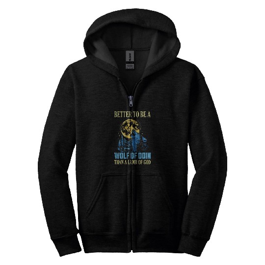 Better To Be A wolfs Of Odin Than A Lamb Of God Vikings Norse Zip Hoodies