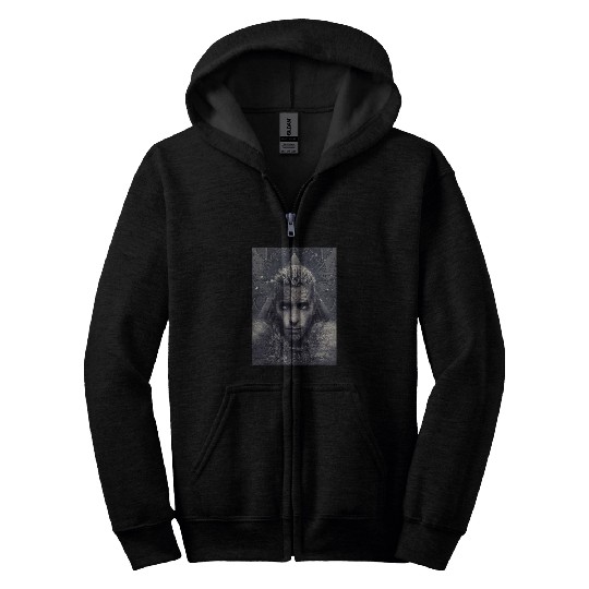 Loki the Trickster God Nordic Viking Mythology Norse Zip Hoodies