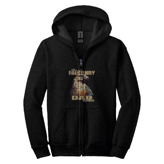 bests Falconry dad ever Falcon Bird Hunting Zip Hoodies