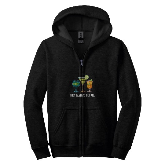 Beer Fun Beer Margarita Tequila Mexican Drinks Lover Zip Hoodies