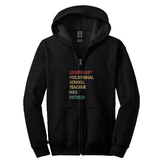 Legendary Vocational School Teacher Has Retired Zip Hoodies