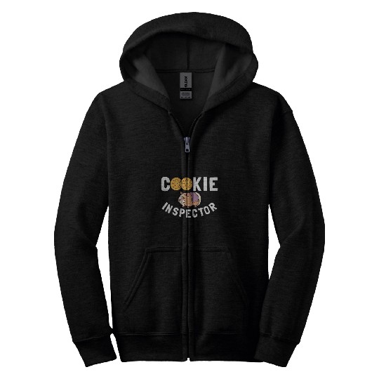 Hamster Pet Cookie Inspector Hamster Zip Hoodies