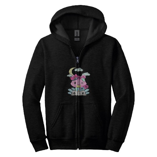Bear Pet Gothic Pastel Teddy Bear 2 Zip Hoodies