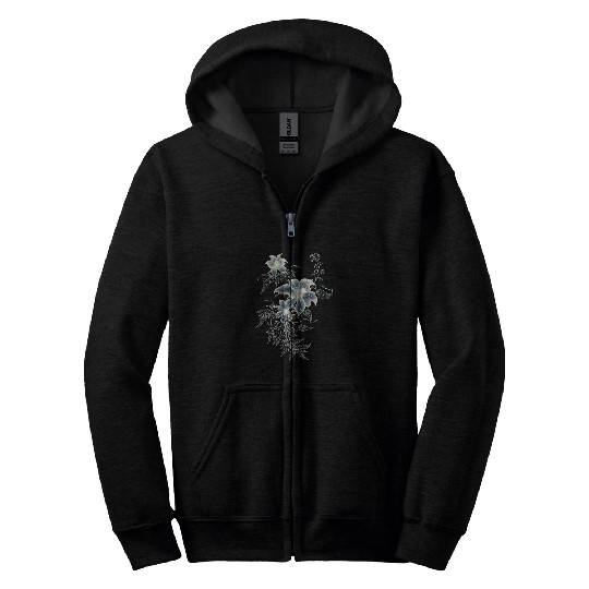 Dendrobium Orchids Plant Flower Floral Orchid Lover Zip Hoodies