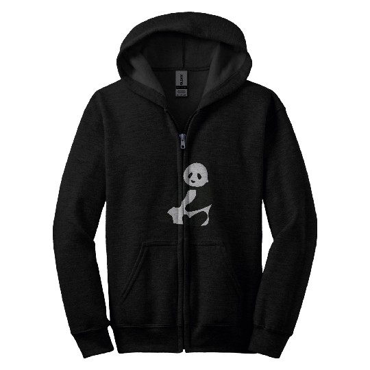 Panda Pet stuffed animal costume one bear 10 Zip Hoodies