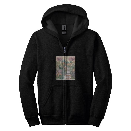 Herb Garden Bloom Pastel Aroma Zip Hoodies