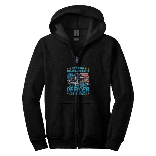Law Enforcement Design for a Police Officer 11 Zip Hoodies