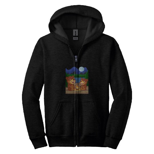 Bear Pet Great Smoky Mountains National Park Bear 1 Zip Hoodies