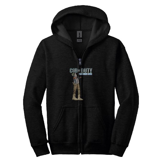 Cod Fish OD Salmon Run Zip Hoodies