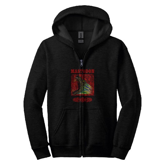 Lion Pet Mastodon Rainbow Lion Zip Hoodies