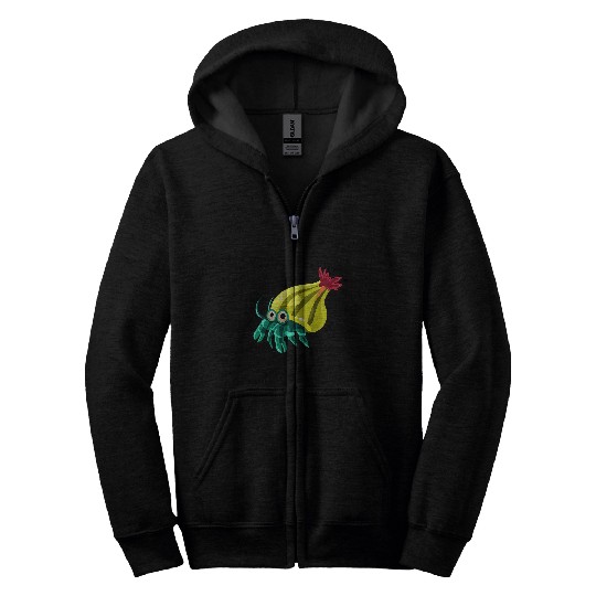 Hermit Crab Animal Men Women Boys Or Girls Zip Hoodies