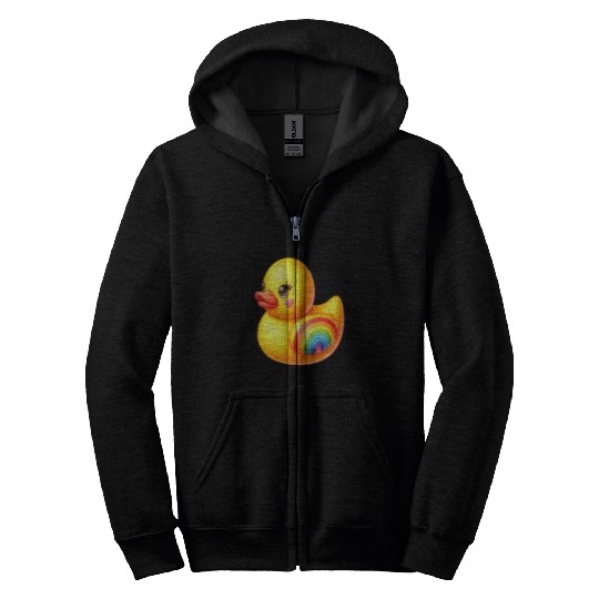 Duck Pet Ducklings Bath Duck Quacking 79 Zip Hoodies