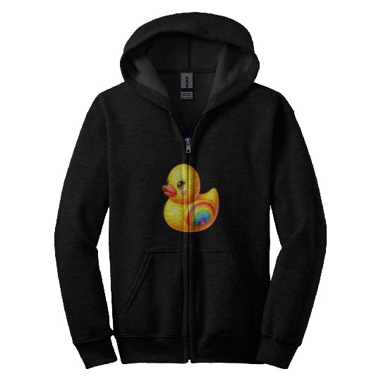 Duck Pet Ducklings Bath Duck Quacking 79 Zip Hoodies