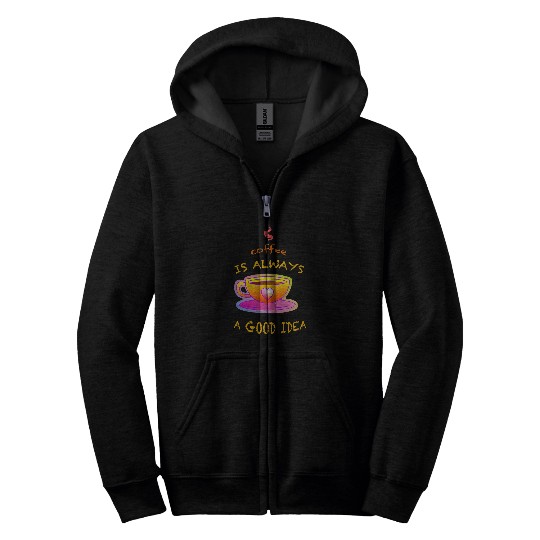 Coffee Fun good idea for who love coffee its nice gift to give Zip Hoodies