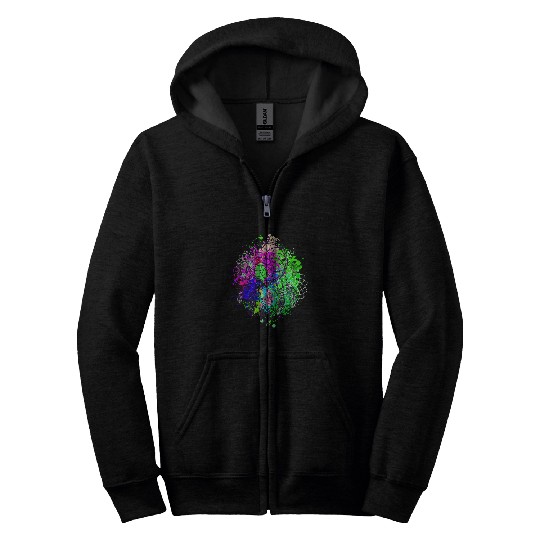 Dream Catcher Native American Feathers Tribal Dreamcatcher Zip Hoodies