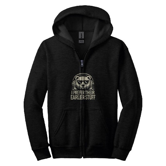Bear Pet I Prefer Their Earlier Stuff Bear Festival Concert Music 3 Zip Hoodies
