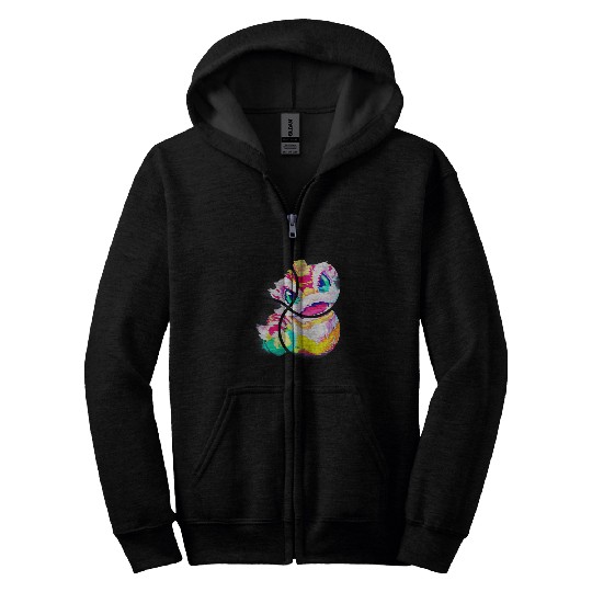 Dragon Pet Streetwear Retro Vibes Aesthetic Tokyo Fashion Dragon Zip Hoodies