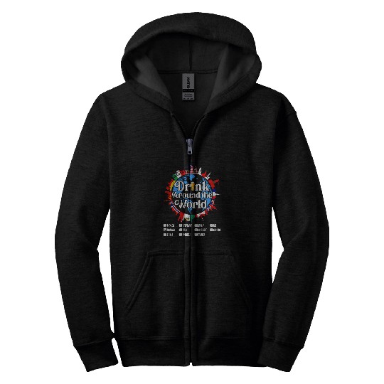 Beer Fun Vacation Drinking Countries International National Beer Day Zip Hoodies