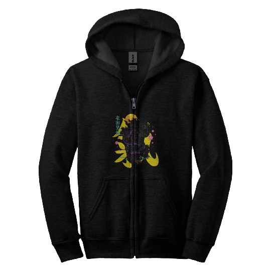 Japanese Dragon Asia Tattoo 9 Zip Hoodies