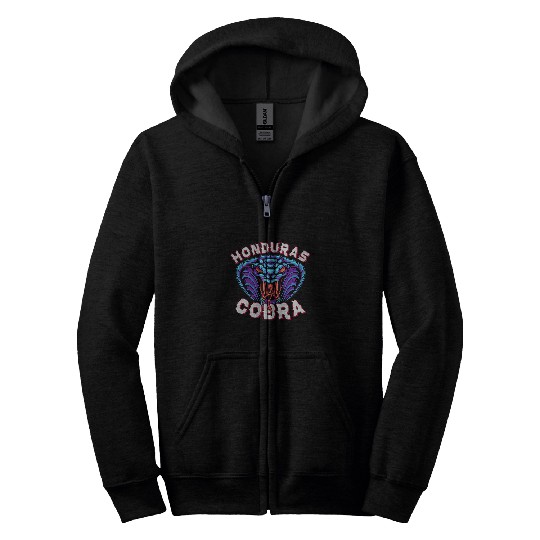 Honduran Police COBRA Special forces Honduras armys SWAT Zip Hoodies