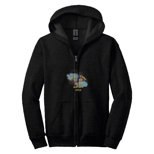 Look Up Keep Eyes on the sky Zip Hoodies