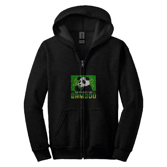 Panda Pet ask me why i like bamboo Zip Hoodies