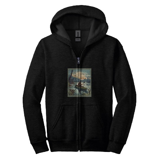 Kayak Quest Bass Anglers Silent Pursuit Zip Hoodies