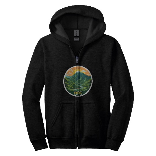Sao Joaquim National Park Brazil Landscapes Hiking Mountains Zip Hoodies