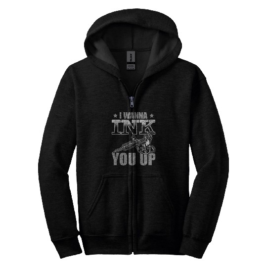 Ink guns Tattoo Master Tattooist Tattooed Tattooist Tattoo Zip Hoodies