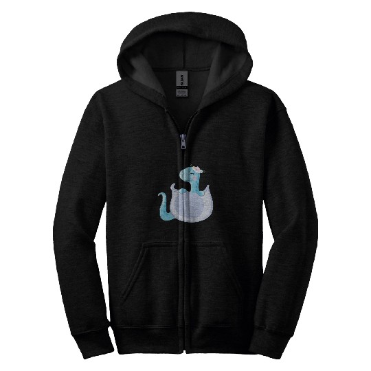 Marsupium Brontosaurus Girl Zip Hoodies