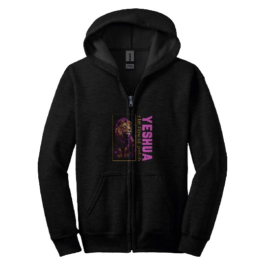 Lion Pet of Judah Torah Observant Hebrew Roots Yeshua 3 Zip Hoodies