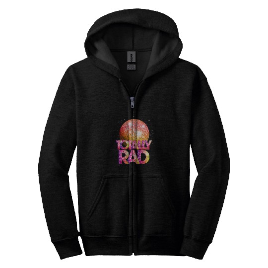Totally Rad vintages 1980s Eighties Costume Party Disco Ball Zip Hoodies