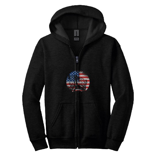 Hog Removal Technician US Flag Boar Hunting Wild vintages Pig 26 Zip Hoodies