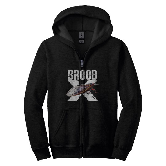 Cicada Brood X Cicada Invasion 2 Zip Hoodies