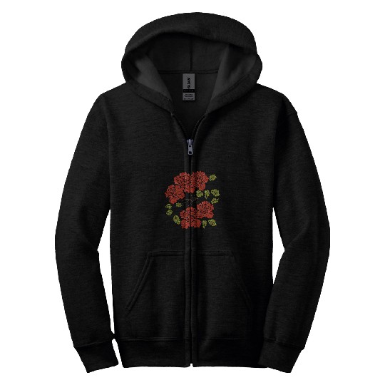 Lacrosse Gift Emo Goth Y2K Alt Fairy Grunge Flower Rose Web Spider Zip Hoodies