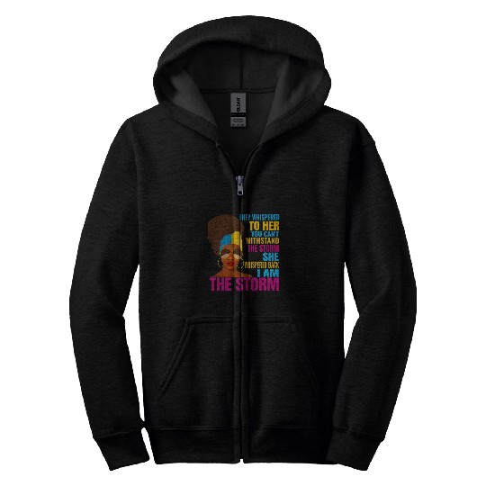 African American Melanin 1865 Juneteenth Woman 9 Zip Hoodies