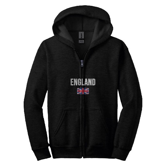 English British Flag Union Jack englands Souvenir Zip Hoodies