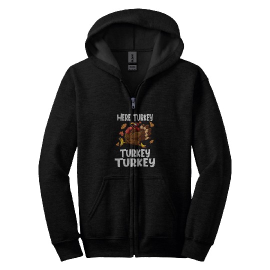 Lacrosse Gift Funny Turkey Hunting Turkey Hunter Turkey Hunt 22 Zip Hoodies