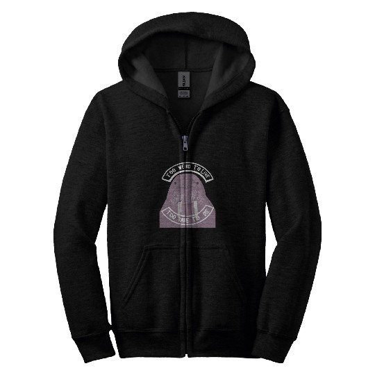 Gonzo Walrus To Weird To Live To Rare To Die Zip Hoodies