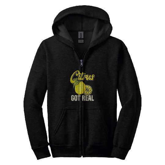 Citrus Got Real 2I Waiter Gift Zip Hoodies