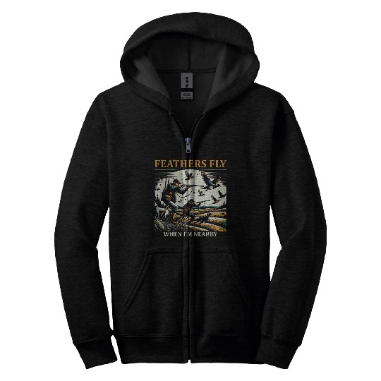 Quail Hunting Season Quail Shooting Bird Hunter Zip Hoodies