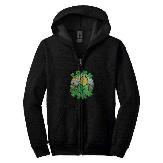 Lacrosse Gift Corn Star Farmer Life Funny Cornhole Tournament Legend Zip Hoodies
