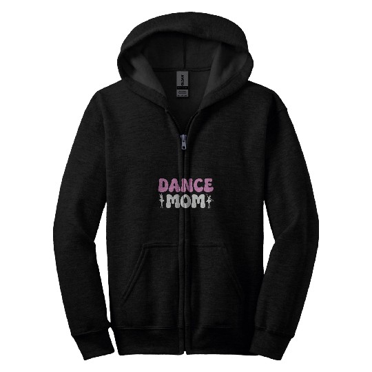 Dance Mom Ballet Practice Lover Ballerina Dancer Mothers Day Zip Hoodies