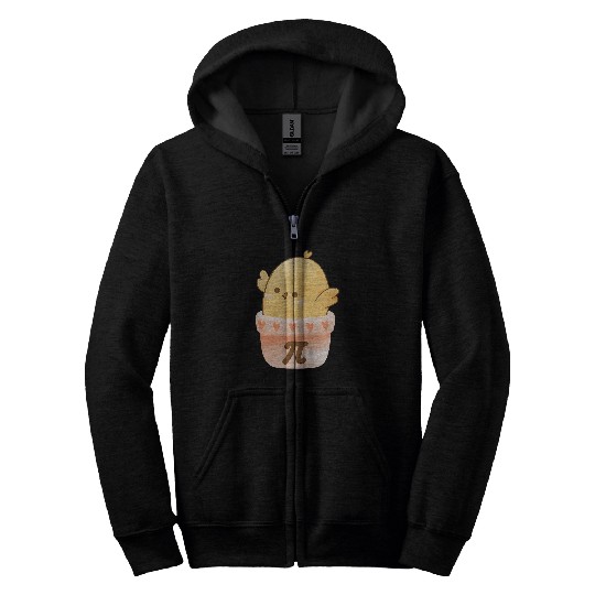 Chicken Pot Pie Funny Math Pun Chicken Pot Pi Zip Hoodies