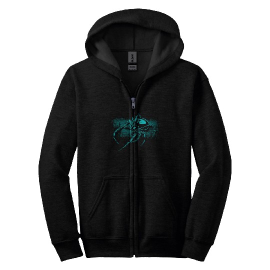 Lacrosse Gift Black Widow Spider 24 Zip Hoodies