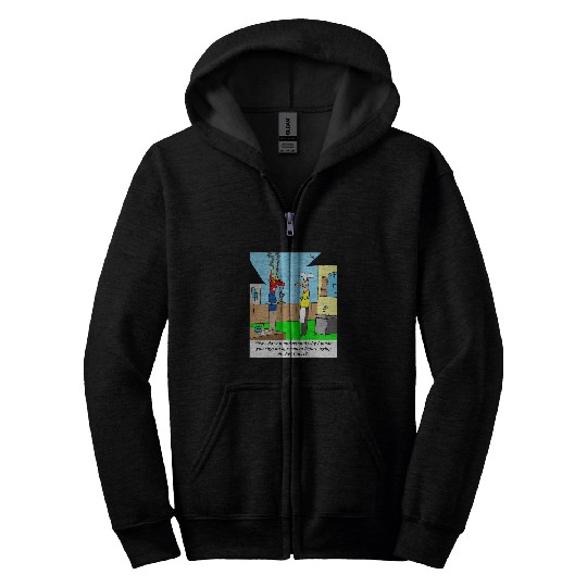 Exclusive BBQ Hot Sauce Comic by Artist Jerry King Zip Hoodies